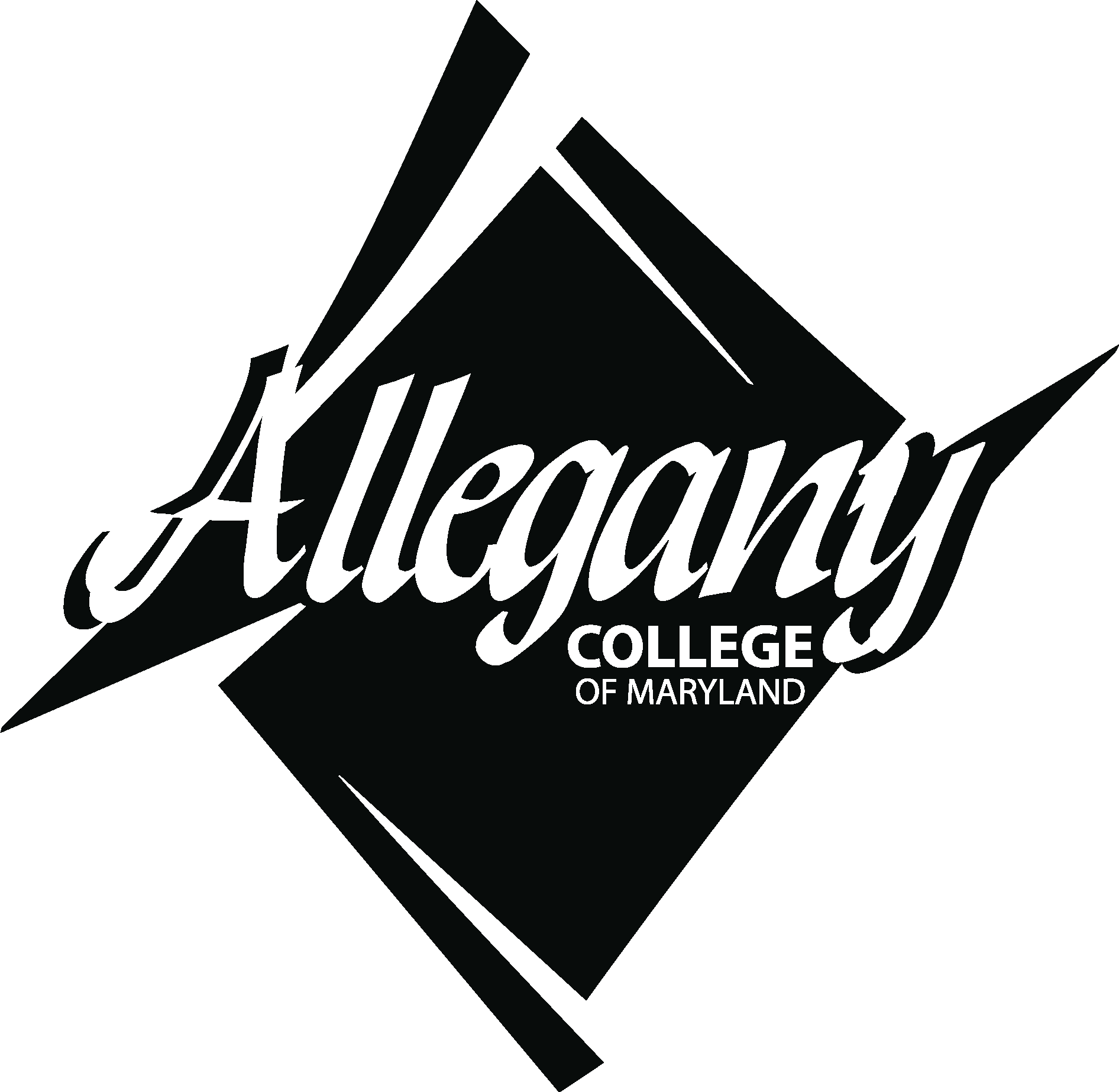 ALLEGANY COLLEGE OF MARYLAND  Black   Copy Logo Vector Logo